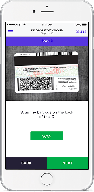 Field investigation card